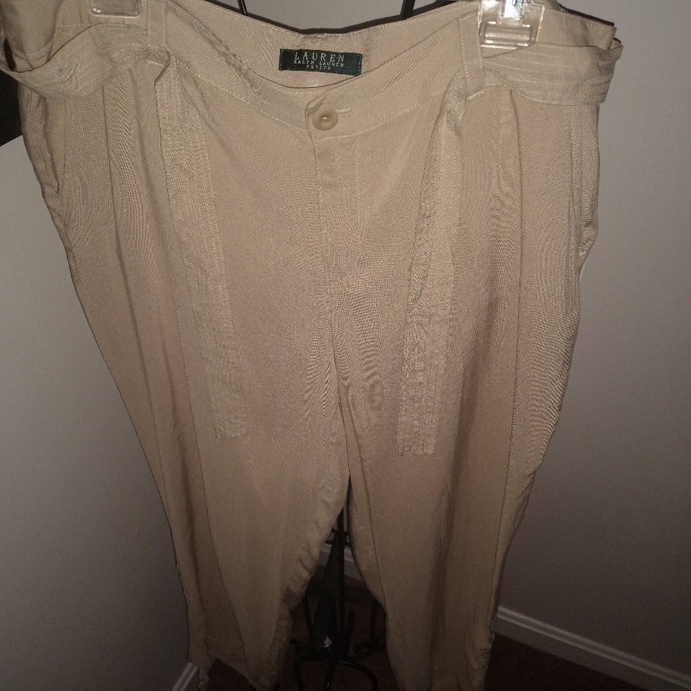 Lauren Ralph Lauren safari tan pants